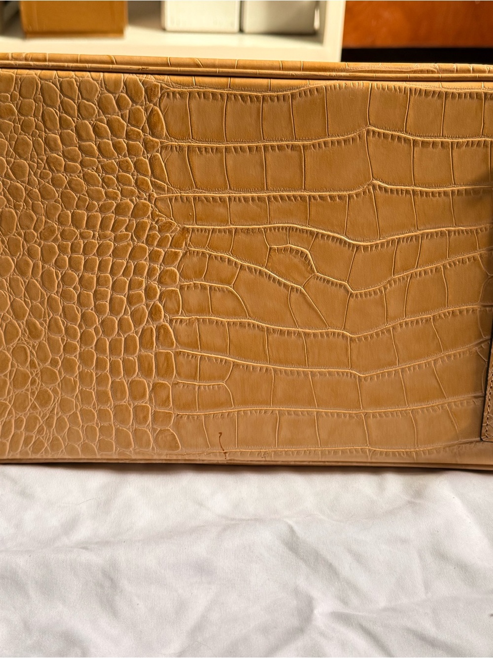 Hermès Birkin 30 Jaune Ambre alligator leather palladium hardware - Picture 8 of 11